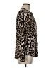 INC International Concepts Animal Print Brown Long Sleeve Blouse Size M - photo 4