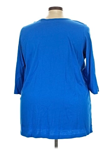 Woman Within 3/4 Sleeve T-Shirt (view 2)