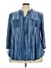 Cocomo Blue 3/4 Sleeve Blouse Size 3X (estimated) - photo 1