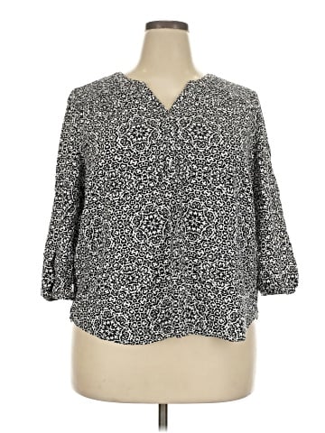 Croft & Barrow 3/4 Sleeve Blouse (view 1)