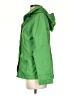 Lands' End 100% Polyester Solid Green Raincoat Size XS - photo 5