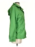 Lands' End 100% Polyester Solid Green Raincoat Size XS - photo 4
