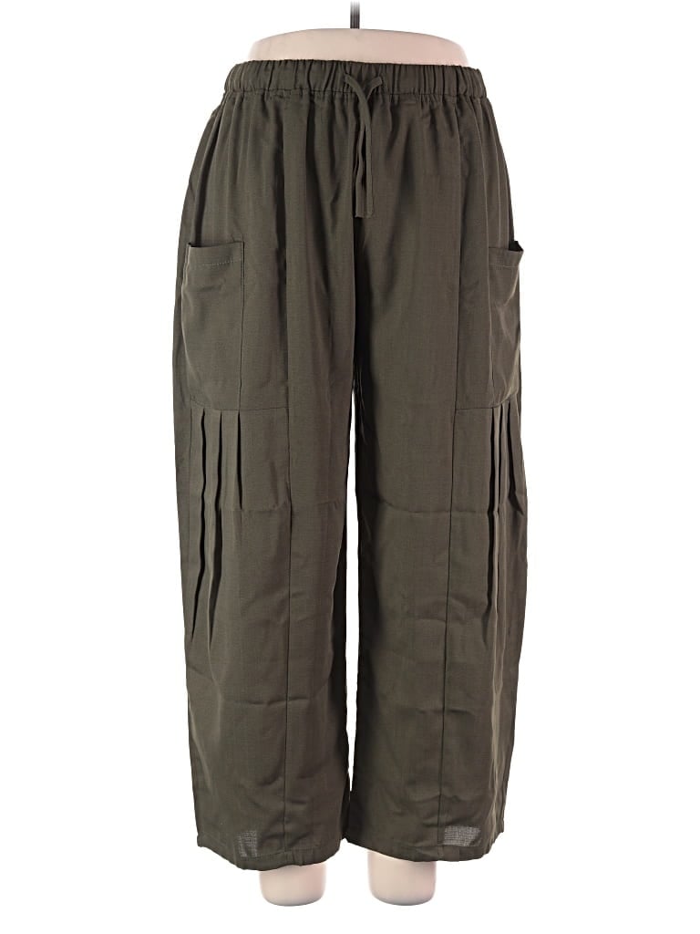 Pre-owned Unbranded Cargo Pants In Green