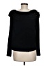 Alex Evenings Solid Black Long Sleeve Top Size M - photo 2