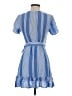 Entro Stripes Blue Casual Dress Size S - photo 2