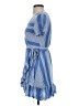 Entro Stripes Blue Casual Dress Size S - photo 5