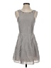 BCBGeneration Solid Gray Casual Dress Size 2 - photo 1