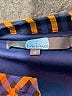 Eva Franco Argyle Orange 3/4 Sleeve Blouse Size 4 - photo 7