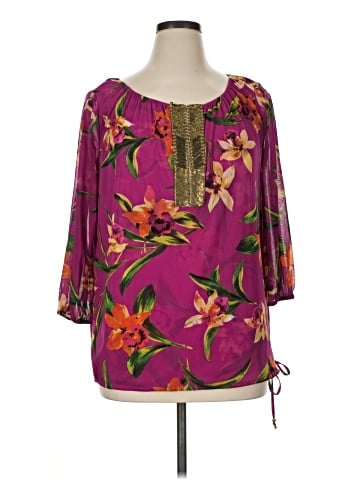 Calvin Klein 3/4 Sleeve Blouse (view 1)