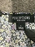 Perceptions Polka Dots Gray Casual Dress Size S - photo 7