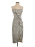 Jonathan Simkhai Metallic Silver Cocktail Dress Size 2 - photo 1