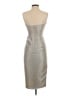 Jonathan Simkhai Metallic Silver Cocktail Dress Size 2 - photo 2