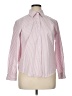 Talbots 100% Cotton Stripes Pink Long Sleeve Button-Down Shirt Size 16 - photo 1