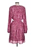 Aqua 100% Polyester Paisley Pink Casual Dress Size L - photo 2