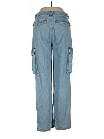 Madewell Low-Slung Straight Cargo Jeans in Coleman Wash (view 2)