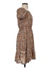 Monteau Paisley Brown Casual Dress Size XS - photo 4