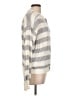 Hem & Thread 100% Cotton Stripes Ivory Jacket Size L - photo 4