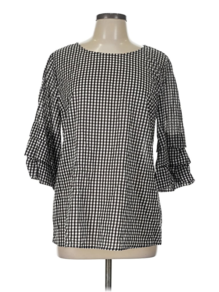 Pre-owned C Established 1946 3/4 Sleeve T-shirt In Black