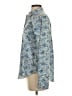 L.L.Bean Paisley Blue Long Sleeve Button-Down Shirt Size XS - photo 5