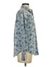 L.L.Bean Paisley Blue Long Sleeve Button-Down Shirt Size XS - photo 4