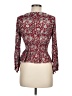 Feathers Burgundy 3/4 Sleeve Blouse Size 6 - photo 2