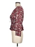 Feathers Burgundy 3/4 Sleeve Blouse Size 6 - photo 5