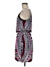 Express 100% Polyester Print Pink Casual Dress Size M - photo 5