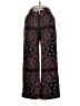 Alexander Wang 100% Silk Paisley Black Silk Pants Size 0 - photo 1