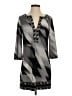 BCBGMAXAZRIA Houndstooth Gray Casual Dress Size S - photo 1