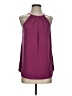 Green Envelope Burgundy Sleeveless Blouse Size S - photo 1