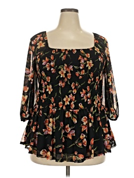 Siren Lily 3/4 Sleeve Blouse