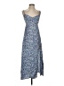 Zara Floral Blue Casual Dress Size XS - photo 1