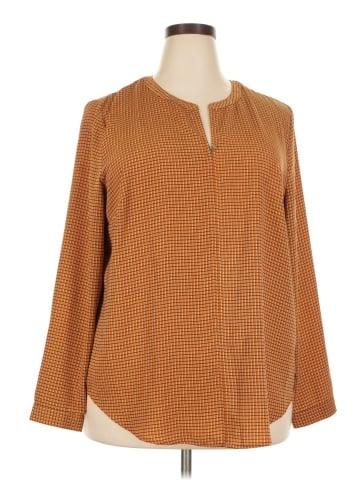 Liz Claiborne Long Sleeve Blouse (view 1)