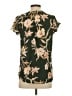 Maurices 100% Polyester Floral Green Short Sleeve Blouse Size XS - photo 2