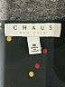 Chaus 100% Polyester Stars Black Sleeveless Blouse Size M - photo 7