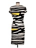 Ellen Tracy Graphic Gray Casual Dress Size 10 - photo 2