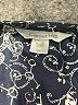 Garnet Hill 100% Silk Paisley Blue Long Sleeve Silk Top Size 00 - photo 7