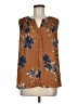 Daniel Rainn 100% Polyester Brown Sleeveless Blouse Size M - photo 1