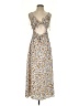 WAYF 100% Polyester Animal Print Tan Cocktail Dress Size M - photo 1