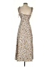 WAYF 100% Polyester Animal Print Tan Cocktail Dress Size M - photo 2