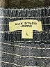 Max Studio Chevron-herringbone Gray Blue Dress Pants Size L - photo 4