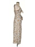 WAYF 100% Polyester Animal Print Tan Cocktail Dress Size M - photo 4