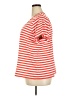 Lands' End 100% Cotton Stripes Orange Red Short Sleeve Top Size 2X - photo 5