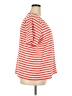 Lands' End 100% Cotton Stripes Orange Red Short Sleeve Top Size 2X - photo 4