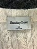 Sunday Best Solid Ivory Pullover Sweater Size XS - photo 7