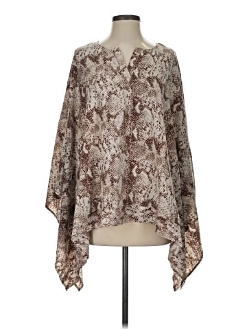 Cotton Bleu Poncho (view 1)