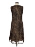 Louben Animal Print Brown Cocktail Dress Size 8 - photo 2