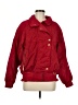 Descente 100% Polyester Solid Red Jacket Size 8 - photo 1