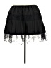 Unbranded 100% Polyester Black Casual Skirt Size XXL - photo 2