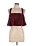 Aje. 100% Cotton Burgundy Sleeveless Blouse Size 12 - photo 1